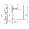 800102400000 Relais temporisé multifonction, 0,1s à 24h, 12-240VAC/DC, FINDER