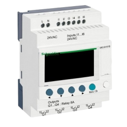 SR3B101B Automate Zelio avec écran 6DI 4REL 24VAC SCHNEIDER